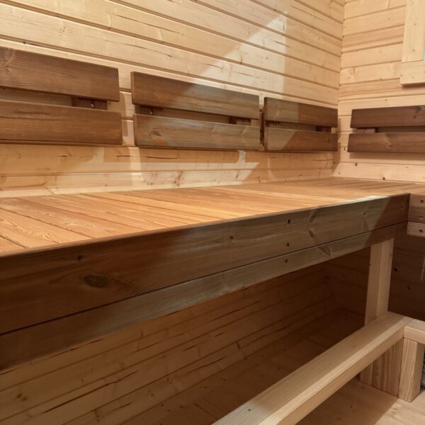 Dřevěná čtvercová sauna RELAX 5 m