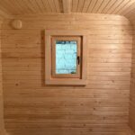 Dřevěná čtvercová sauna RELAX 5 m