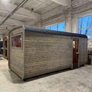 Dřevěná čtvercová sauna RELAX 5 m