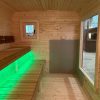 Dřevěná čtvercová sauna RELAX 5 m