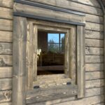 Dřevěná čtvercová sauna RELAX 5 m