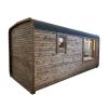 Dřevěná čtvercová sauna RELAX 5 m