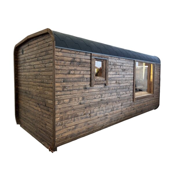 Dřevěná čtvercová sauna RELAX 5 m