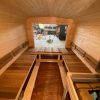Dřevěná čtvercová sauna RELAX 5 m