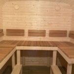 Dřevěná čtvercová sauna RELAX 5 m