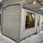 Dřevěná čtvercová sauna RELAX 5 m