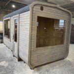 Dřevěná čtvercová sauna RELAX 5 m