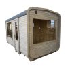 Dřevěná čtvercová sauna RELAX 5 m