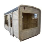 Dřevěná čtvercová sauna RELAX 5 m