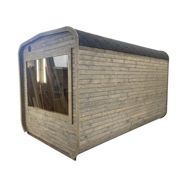 Dřevěná čtvercová sauna RELAX 5 m