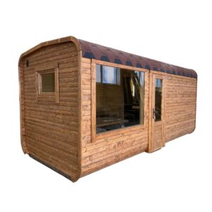 Dřevěná čtvercová sauna RELAX 5 m