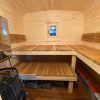 Dřevěná čtvercová sauna RELAX 5 m