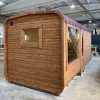 Dřevěná čtvercová sauna RELAX 5 m
