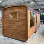 Dřevěná čtvercová sauna RELAX 5 m