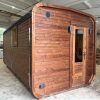 Dřevěná čtvercová sauna RELAX 5 m