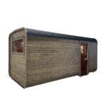 Dřevěná čtvercová sauna RELAX 5,4 m