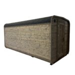 Dřevěná čtvercová sauna RELAX 5,4 m