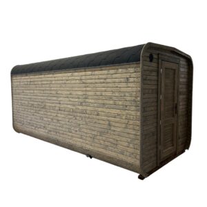 Dřevěná čtvercová sauna RELAX 5,4 m