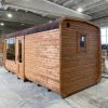 Dřevěná čtvercová sauna RELAX 5,4 m