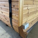 Dřevěná čtvercová sauna RELAX 5,4 m