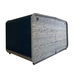 Dřevěná čtvercová sauna Wide RELAX 4 m