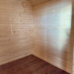 Dřevěná čtvercová sauna Wide RELAX 4 m