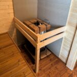 Dřevěná čtvercová sauna Wide RELAX 4 m