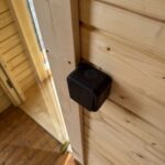 Dřevěná čtvercová sauna Wide RELAX 4 m