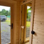 Dřevěná čtvercová sauna Wide RELAX 4 m