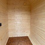 Dřevěná čtvercová sauna Wide RELAX 4 m