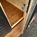 Dřevěná čtvercová sauna Wide RELAX 4 m