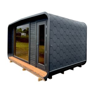 Dřevěná čtvercová sauna Wide RELAX 4 m