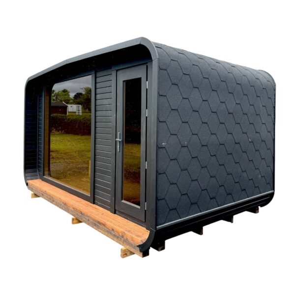 Dřevěná čtvercová sauna Wide RELAX 4 m