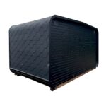 Dřevěná čtvercová sauna Wide RELAX 4 m