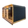 Dřevěná čtvercová sauna Wide RELAX 4 m