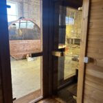 Dřevěná čtvercová sauna Wide RELAX 4 m