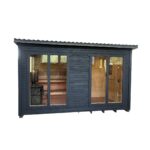 Dřevěná sauna 4 XL BOX RELAX