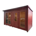 Dřevěná sauna 4 XL BOX RELAX