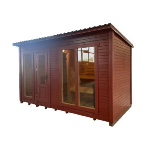 Dřevěná sauna 4 XL BOX RELAX