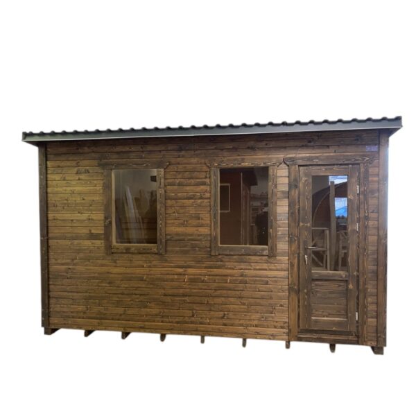 Dřevěná sauna 4 XL BOX RELAX