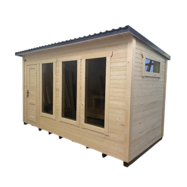 Dřevěná sauna 4 XL BOX RELAX