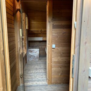 Dřevěná sauna 4 XL BOX RELAX