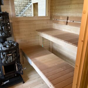 Dřevěná sauna 4 XL BOX RELAX