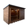 Dřevěná sauna 4 XL BOX RELAX