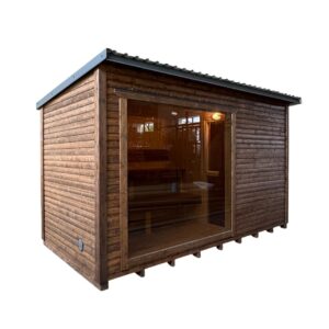 Dřevěná sauna 4 XL BOX RELAX
