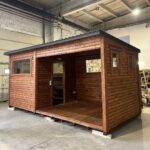 Dřevěná sauna 5 XL BOX COMBI