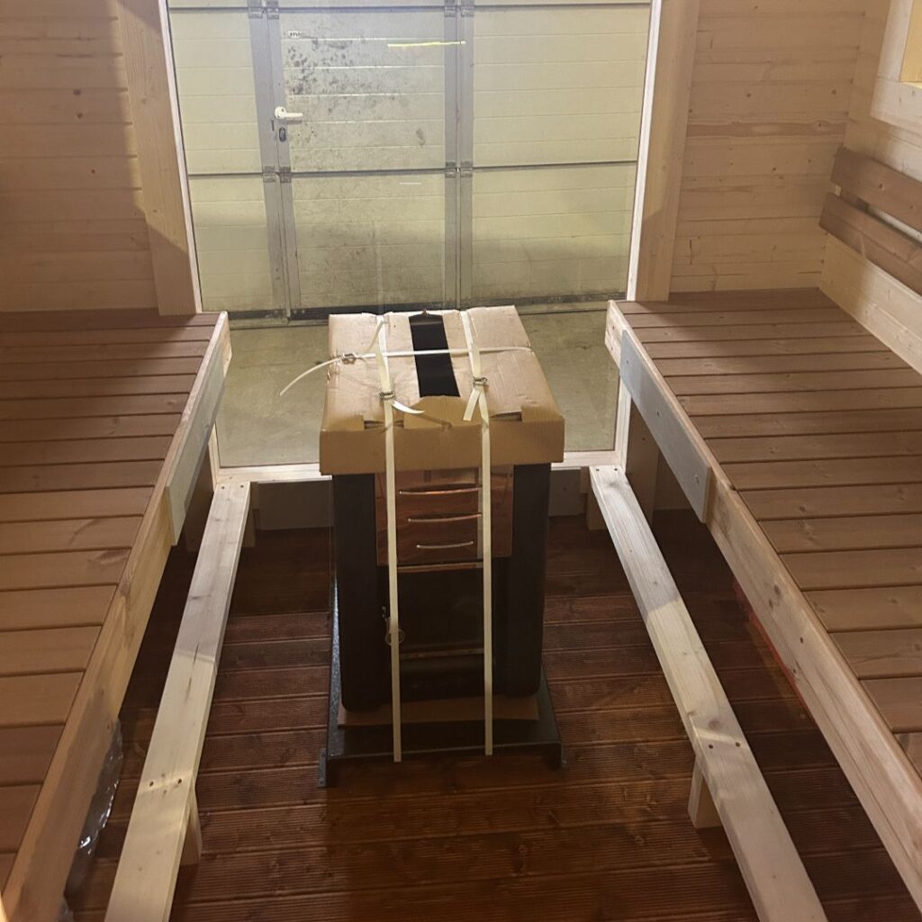 Dřevěná sauna 5 XL BOX COMBI