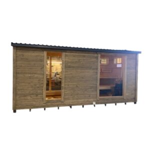 Dřevěná sauna 5 XL BOX RELAX