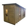 Dřevěná sauna 5 XL BOX RELAX