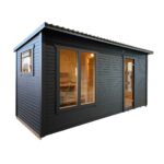 Dřevěná sauna 5 XL BOX RELAX